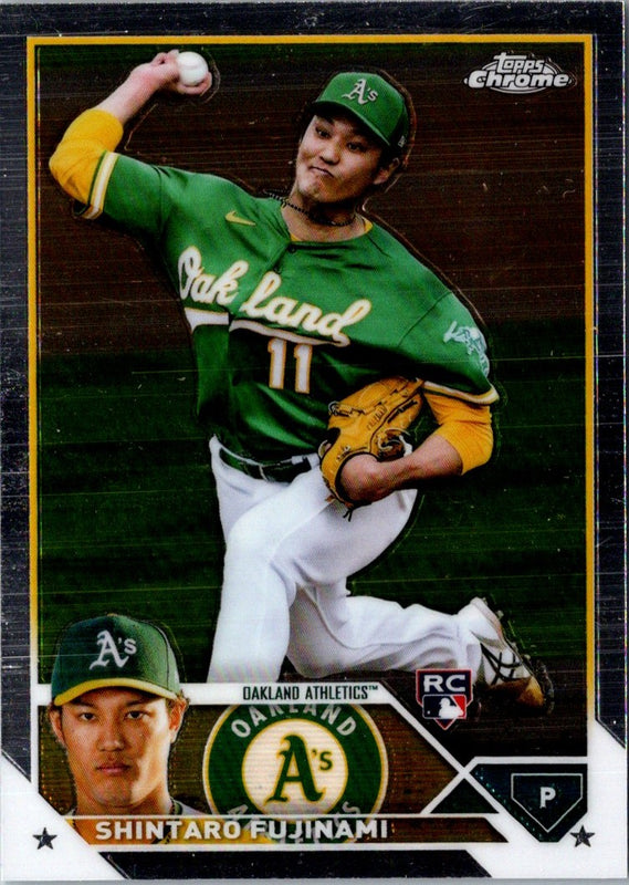 2023 Topps Chrome Shintaro Fujinami #97 Rookie