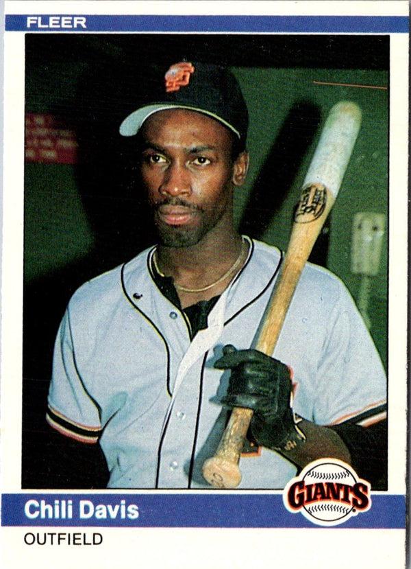 1984 Fleer Chili Davis #370