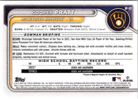 2024 Bowman Prospects Cooper Pratt #BP-137