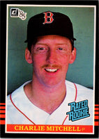 1985 Donruss Charlie Mitchell #40 Rookie