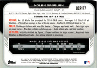 2015 Bowman Chrome Prospects Nolan Sanburn #BCP177