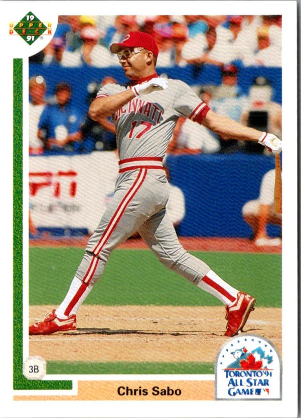 1991 Upper Deck Final Edition Chris Sabo #94F