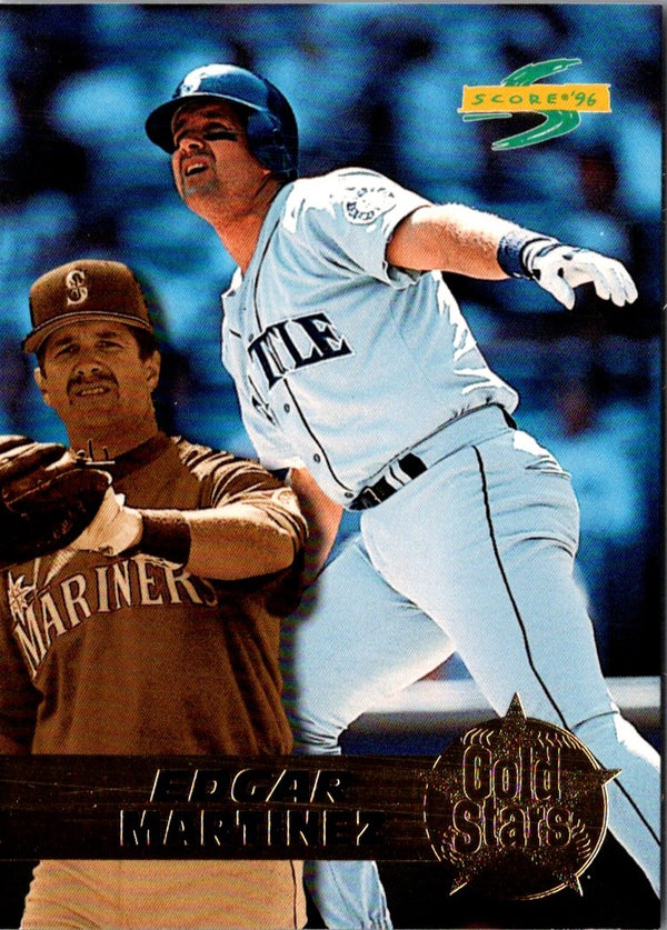 1996 Score Gold Stars Edgar Martinez #13
