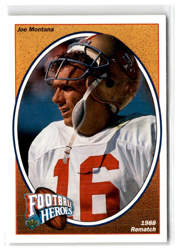 1991 Upper Deck Football Heroes Joe Montana Joe Montana #9