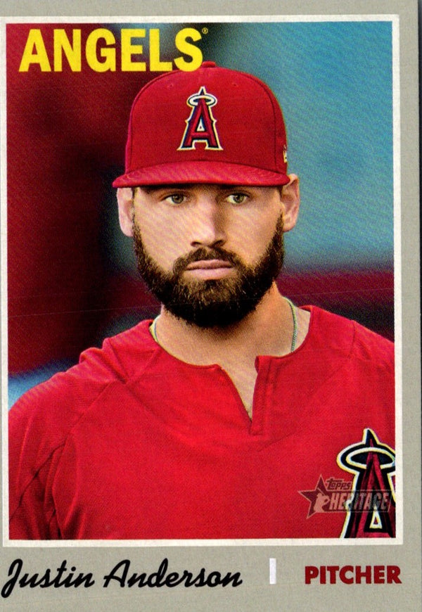 2019 Topps Heritage Justin Anderson #294