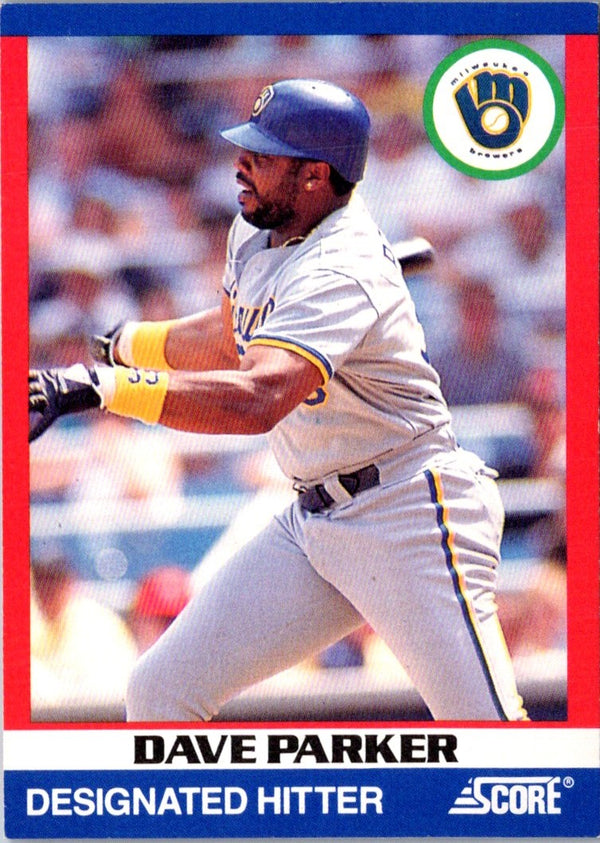 1991 Score 100 Superstars Dave Parker #44