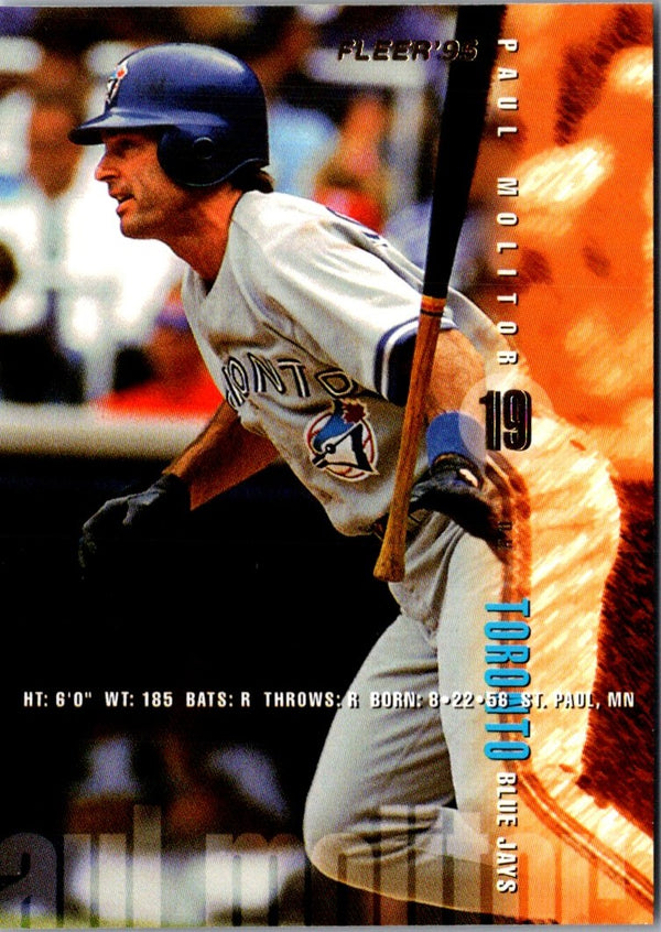 1995 Fleer Paul Molitor #101