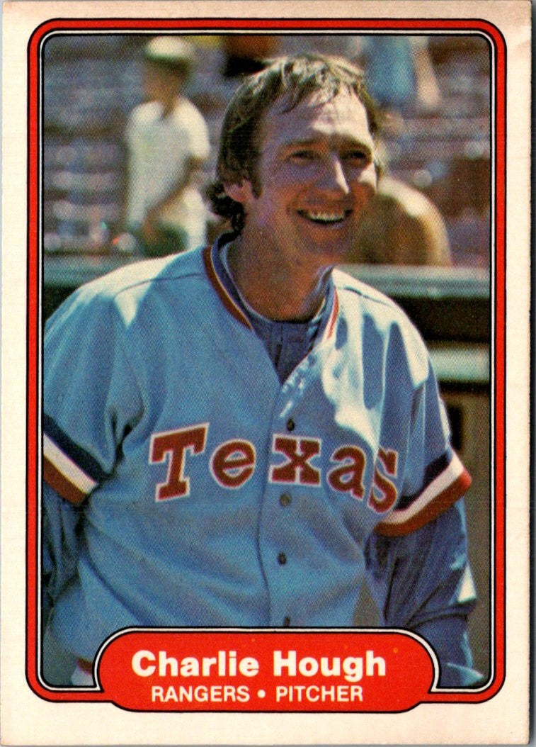 1982 Fleer Charlie Hough