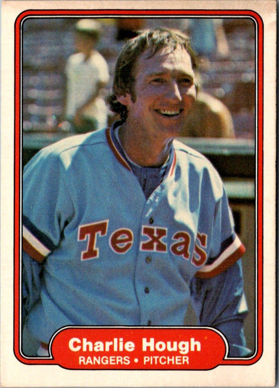 1982 Fleer Charlie Hough #319