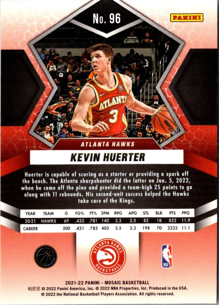 2021 Panini Mosaic Kevin Huerter