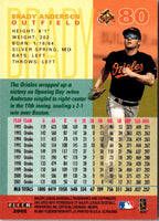 2001 Stadium Club Brady Anderson #1