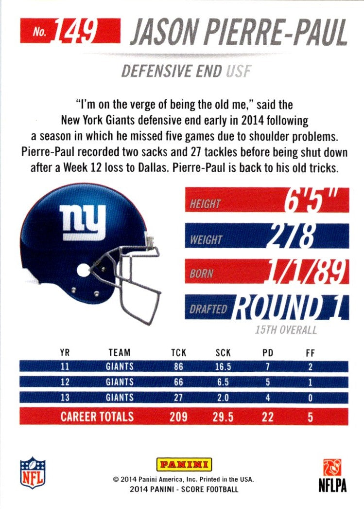 2014 Score Jason Pierre-Paul