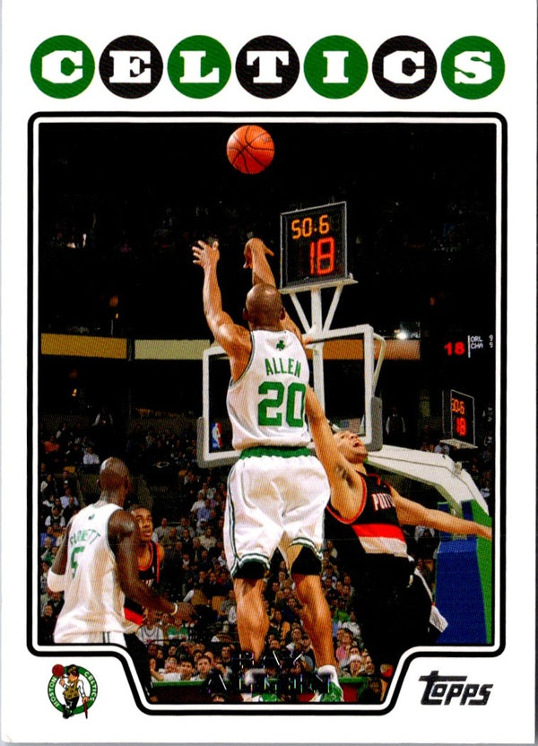 2008 Topps Gold Foil Ray Allen #20