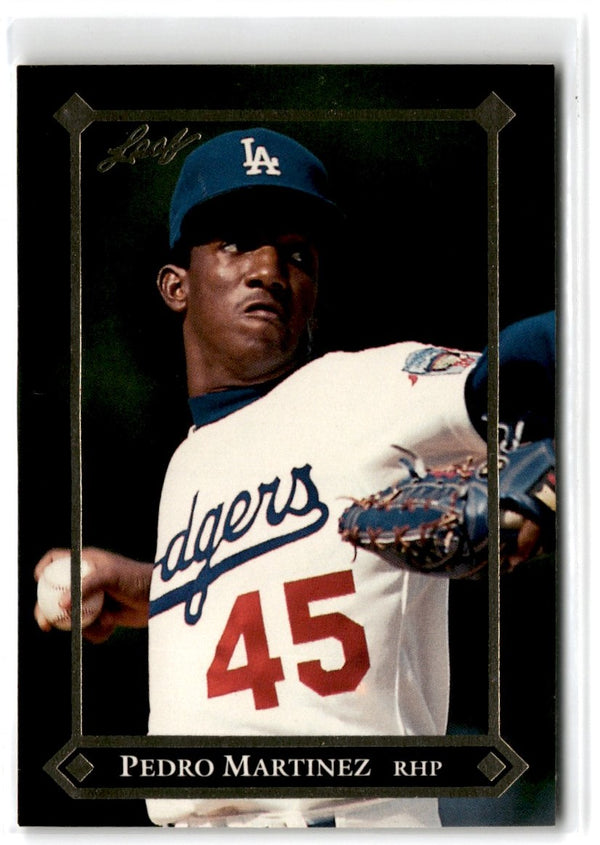 1992 Leaf Gold Rookies Pedro Martinez #BC-3