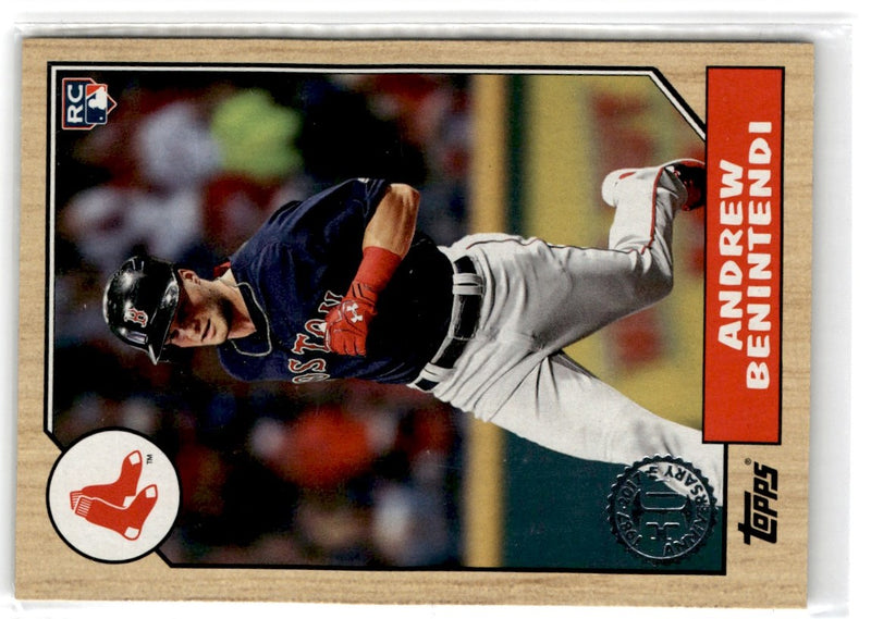 2017 Topps Stickers Andrew Benintendi #87 Rookie