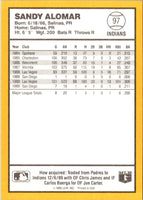 1990 Donruss Best of the AL Sandy Alomar Jr. #97