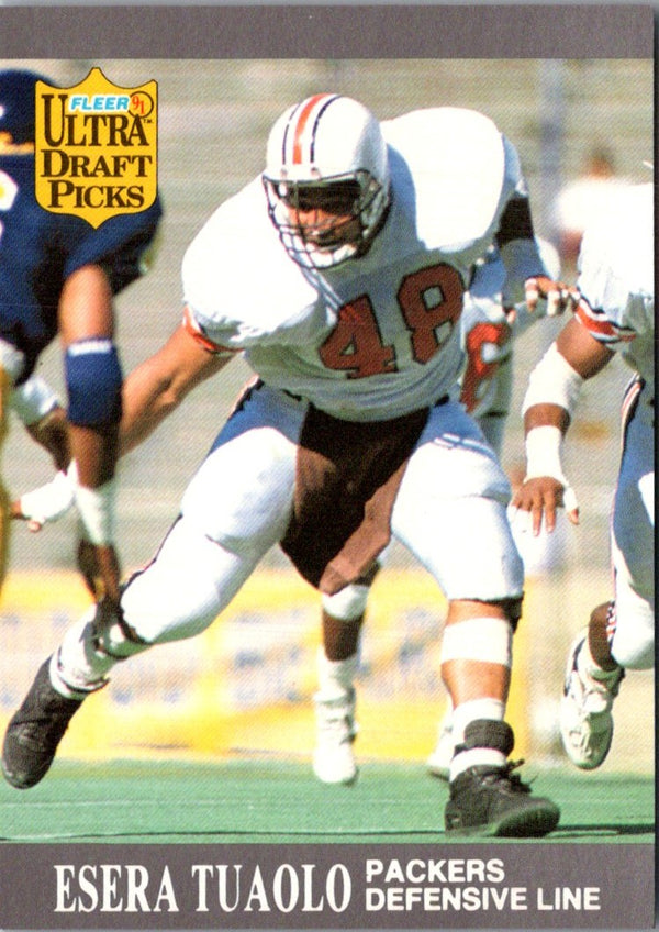 1991 Ultra Esera Tuaolo #295 Rookie