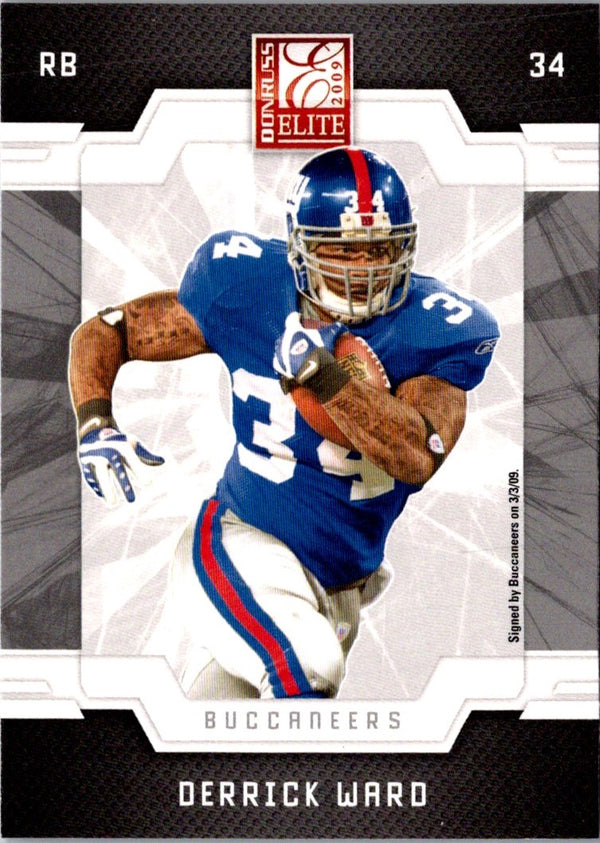 2009 Donruss Elite Derrick Ward #91