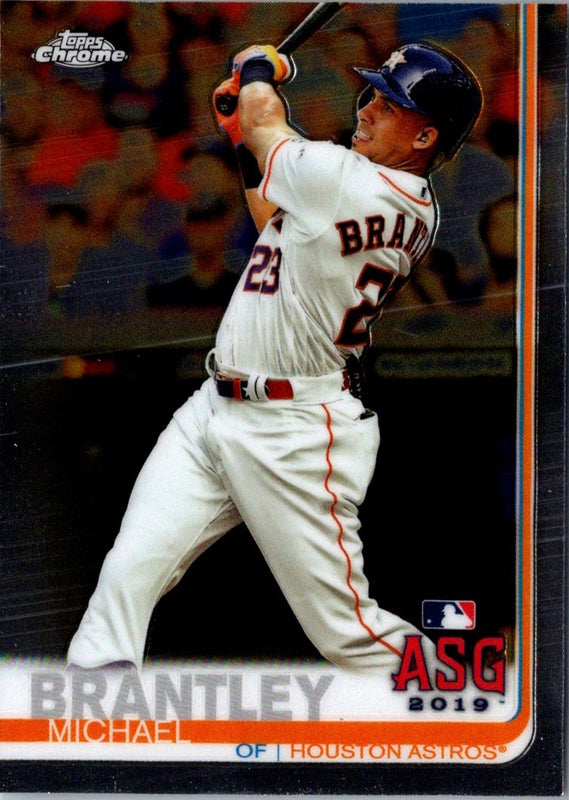 2019 Topps Chrome Update Edition Michael Brantley #80