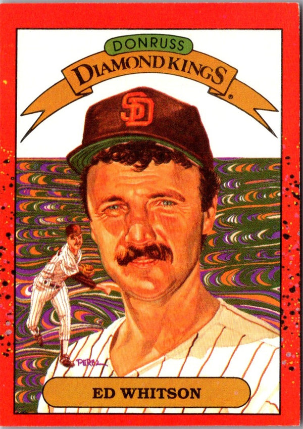 1990 Donruss Super Diamond Kings Ed Whitson #26