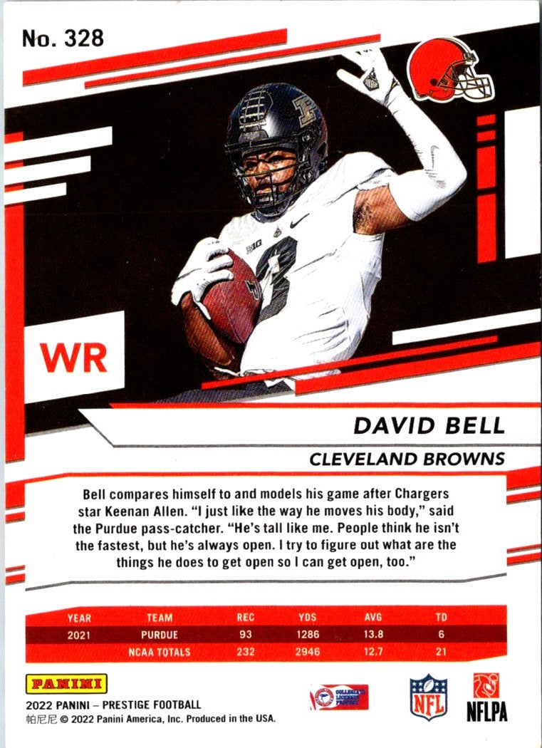 2022 Panini Mosaic Red David Bell