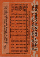 1988 Topps Fred McGriff