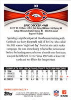 2012 Topps Eric Decker #33