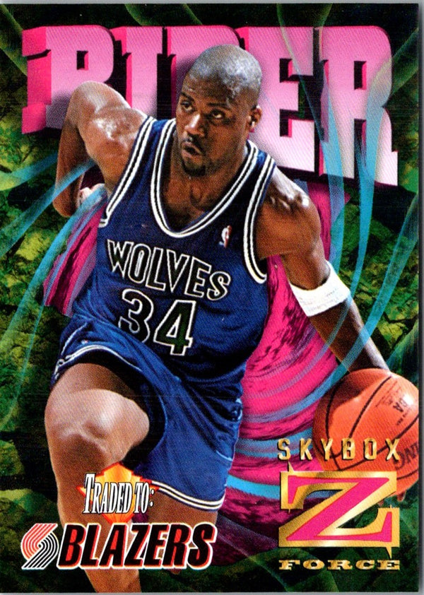 1996 SkyBox Z-Force Z-Cling Isaiah Rider #54
