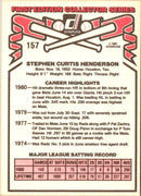 1981 Donruss Steve Henderson