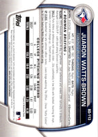 2023 Bowman Draft Juaron Watts-Brown #BD-113 Rookie