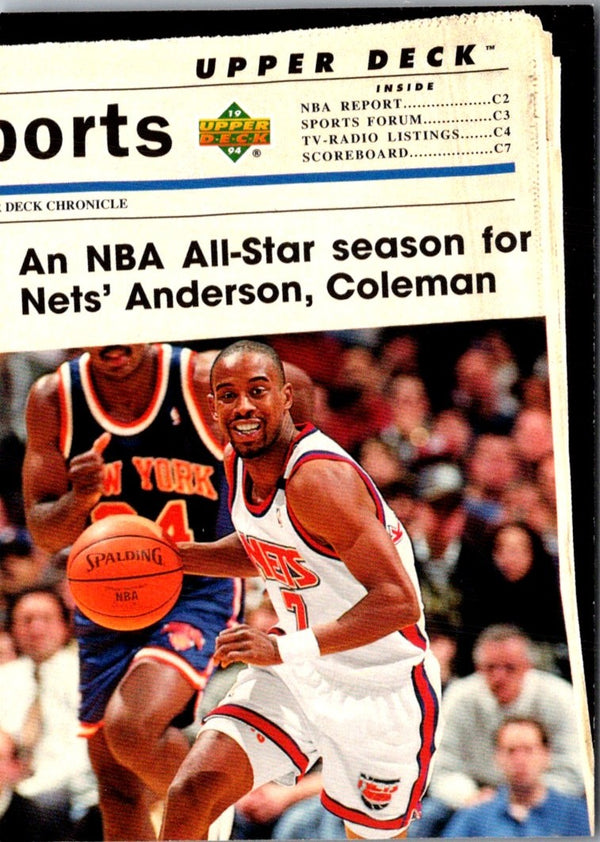 1993 Upper Deck Special Edition Kenny Anderson #215