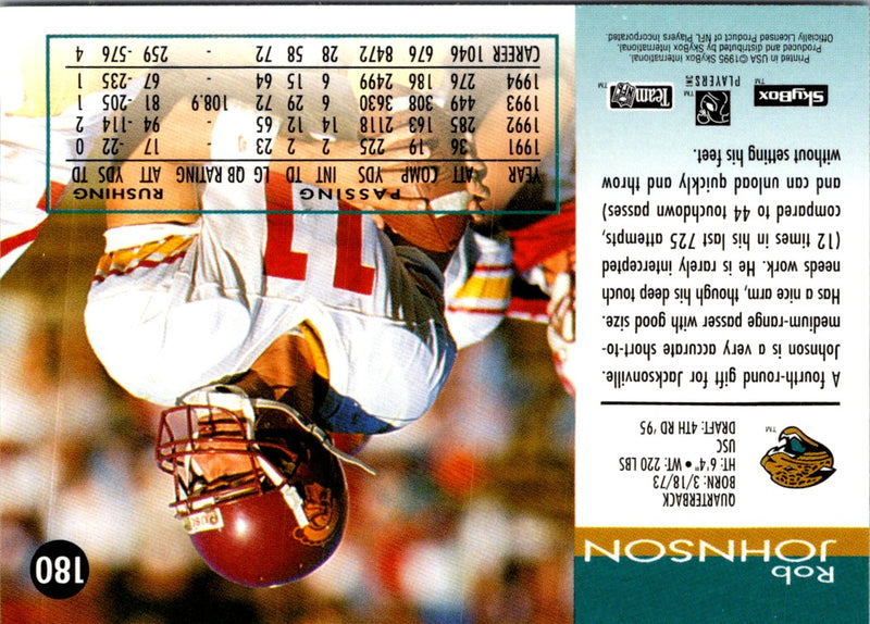 1995 SkyBox Impact Rob Johnson