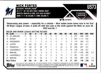 2023 Topps Update Nick Fortes #US73