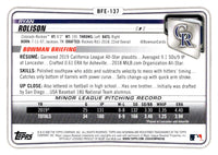 2020 Bowman 1st Edition Ryan Rolison #BFE-137