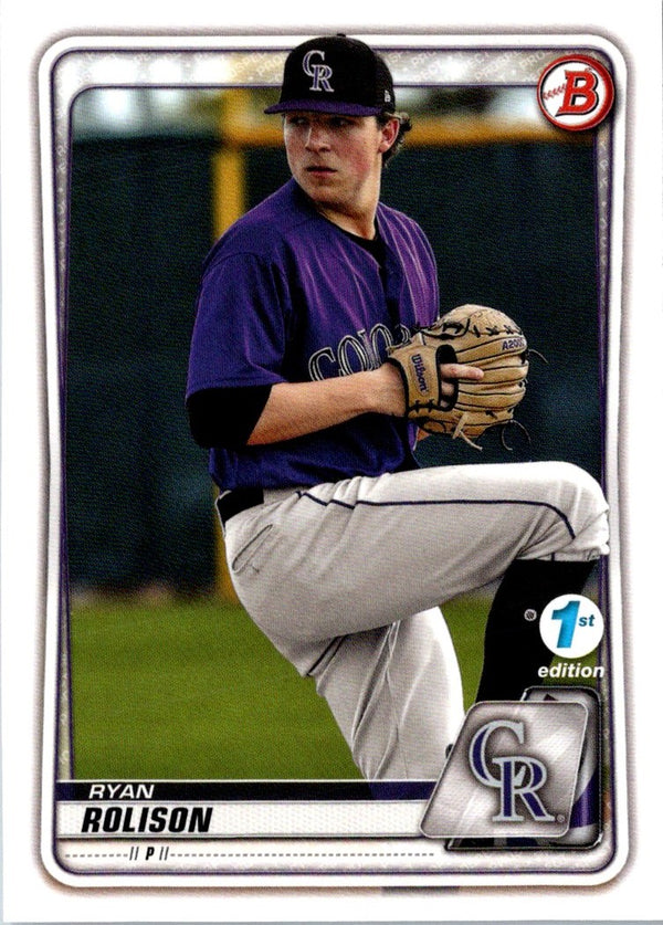 2020 Bowman 1st Edition Ryan Rolison #BFE-137