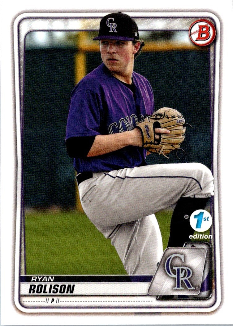 2020 Bowman 1st Edition Ryan Rolison