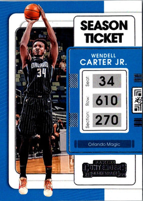 2021 Panini Contenders Ticket Wendell Carter Jr. #27