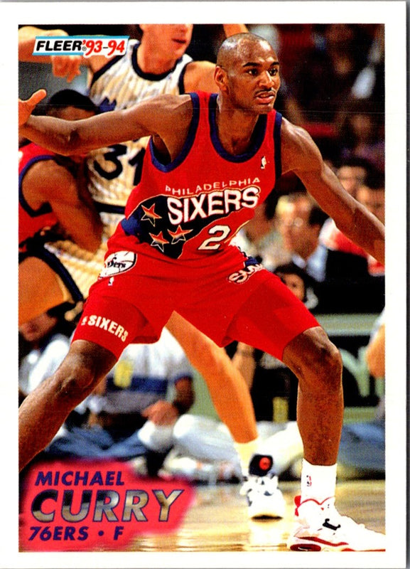 1993 Fleer Michael Curry #350 Rookie