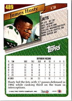 1993 Topps James Hasty #489