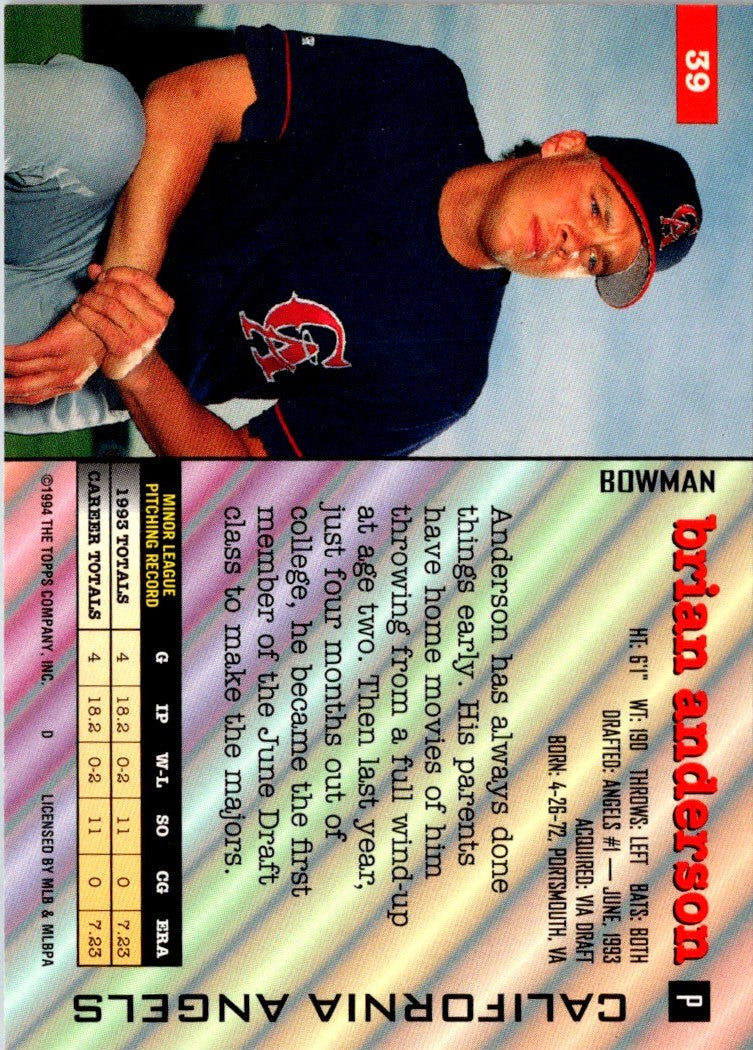 1994 Bowman Brian Anderson