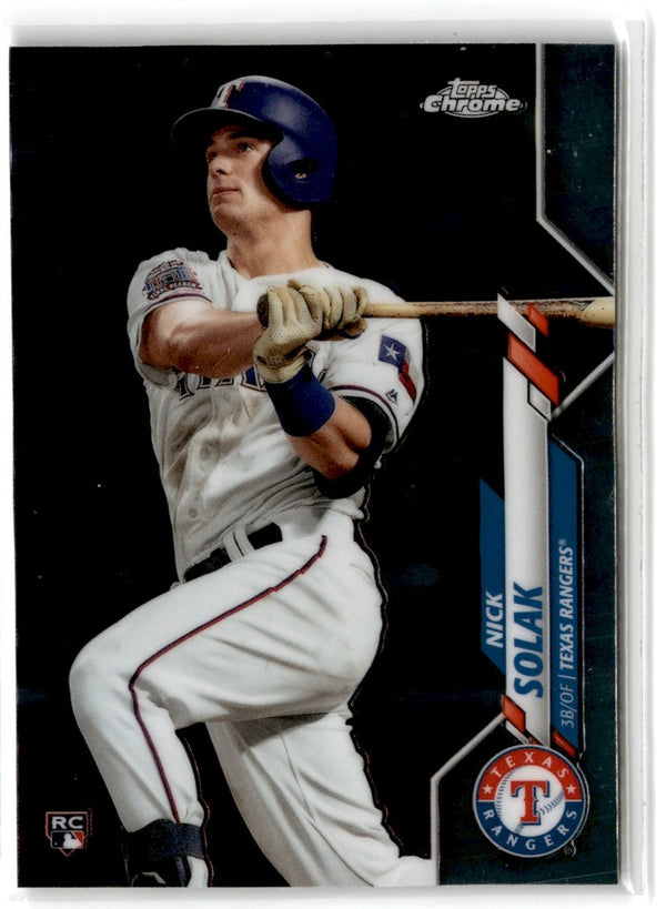 2020 Topps Chrome Nick Solak #33 Rookie