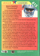 1991 Fleer Barry Sanders