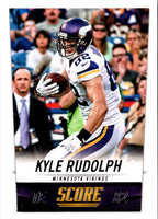 2014 Score Scorecard Kyle Rudolph #126