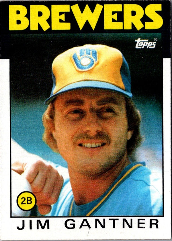 1986 Topps Jim Gantner #582