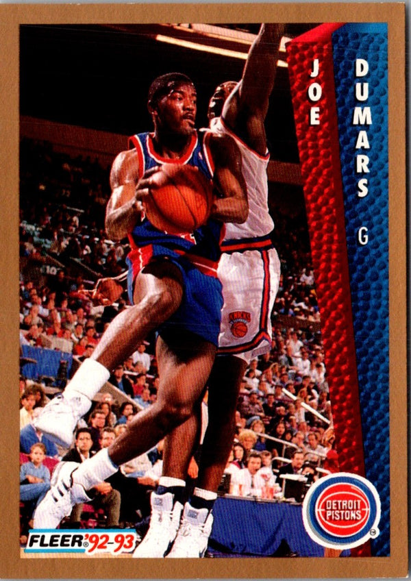 1992 Fleer Joe Dumars #63