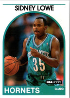 1989 Hoops Sidney Lowe #31 Rookie