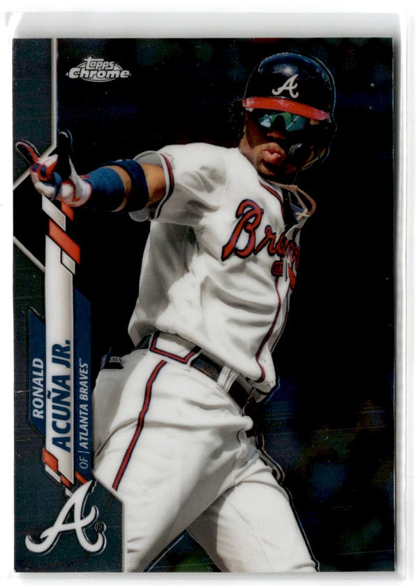 2020 Topps Chrome Ronald AcuÃ±a Jr. #112