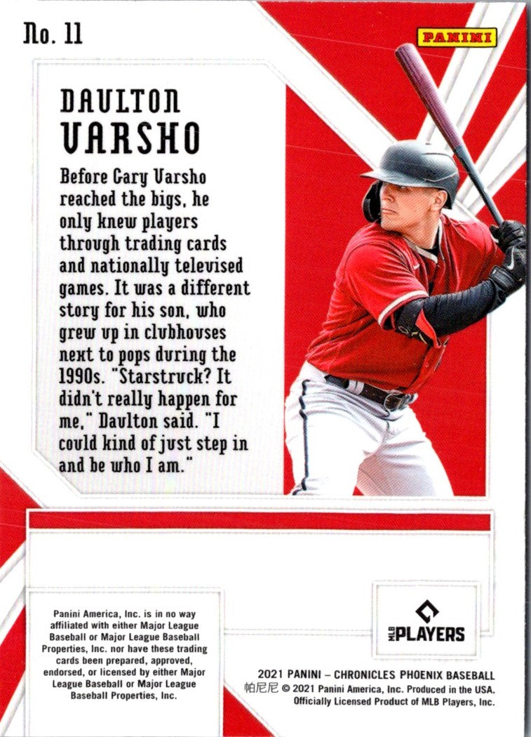 2021 Panini Chronicles Phoenix Pink Pulsar Daulton Varsho