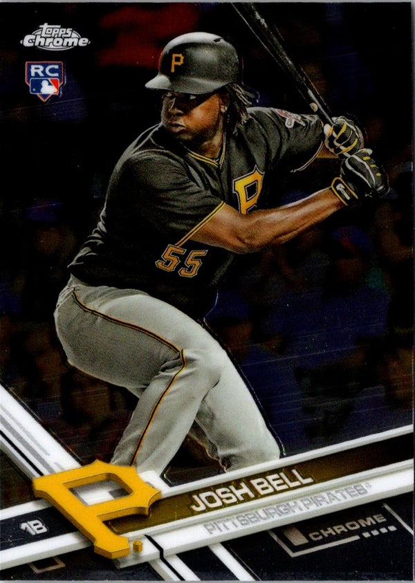 2017 Topps Chrome Josh Bell #158 Rookie