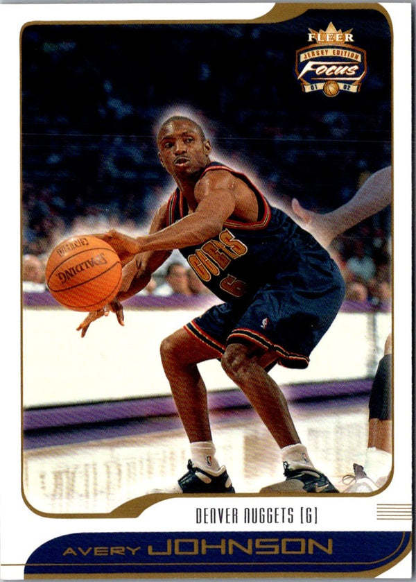 2001 Fleer Focus Avery Johnson #4